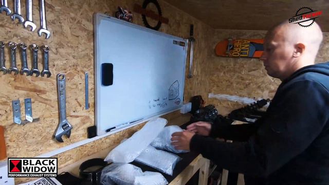 UNBOXING the BLACK WIDOW Full System - CB1000R смотреть онлайн