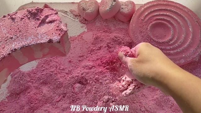 Glittery Powdery Pink Reforms| ASMR| Anxiety Relief| Sleep Aid| Oddly Satisfying| Repost смотреть онлайн
