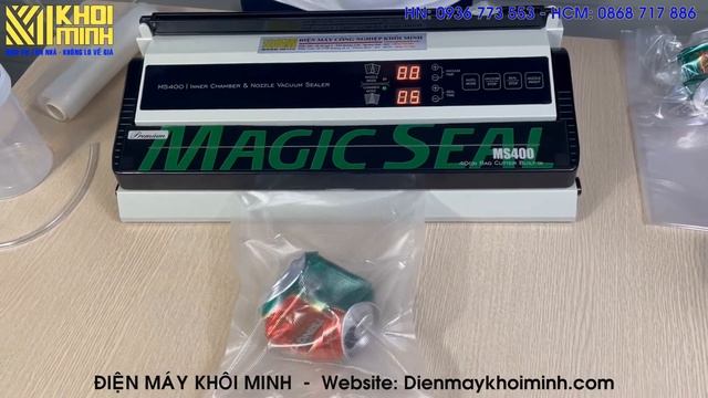 Cách Sử Dụng Máy Hút Chân Không Magic Seal MS400 CỰC NHANH Với đầy đủ 4 Chế độ Làm Việc