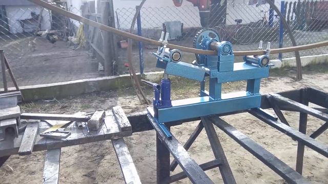 Профилегиб в работе.Гнем арки для теплиц. смотреть онлайн