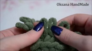 Как за 1,5 часа связать чехол на табурет. Узор Плетенка. Alize Puffy Fine