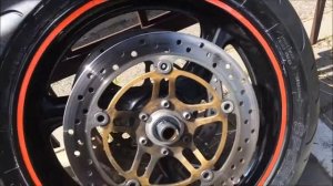 Honda hornet 600 ставим новую резину