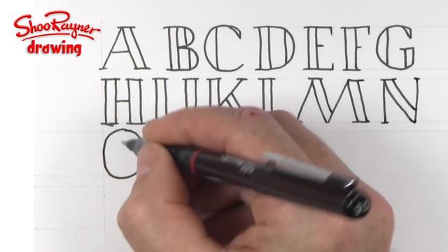 How to Draw Capital Letters - Draw Stuff On Mondays #1 смотреть онлайн