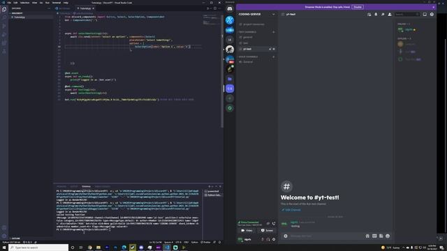 Python Discord Bot Select Menu Tutorial (in depth) смотреть онлайн