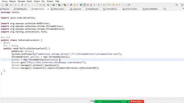 Selenium Project Setup | Selenium Locators | By ID смотреть онлайн