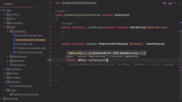 Setting Up a Response Trait for Uniform API Responses-Laravel Banking Application API(MVP)(Part 4) смотреть онлайн