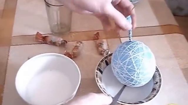 Новогодний Шар из Ниток своими руками / ПОДЕЛКИ на НОВЫЙ ГОД! смотреть онлайн