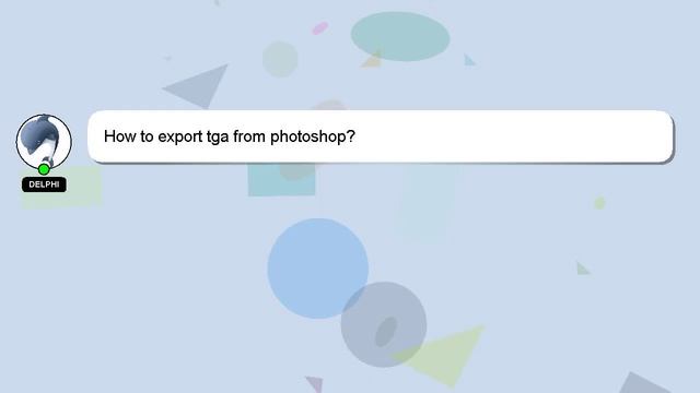 How to export tga from photoshop? смотреть онлайн