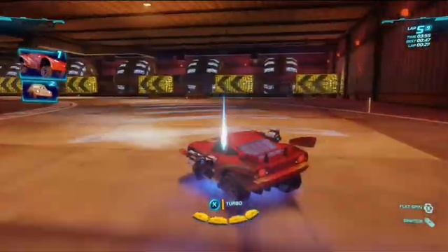 Cars 2 The Video Game | Dragon Lightning - Pipeline Sprint | 9 laps смотреть онлайн