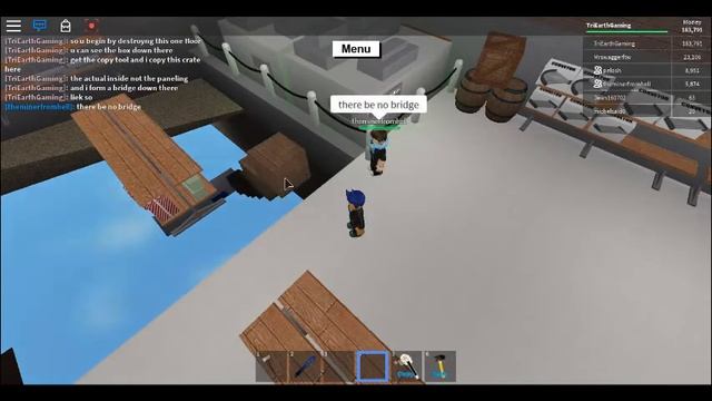Roblox - Lumber Tycoon 2 - Using Btools To Get The Beta Axe In The Box [LINK]