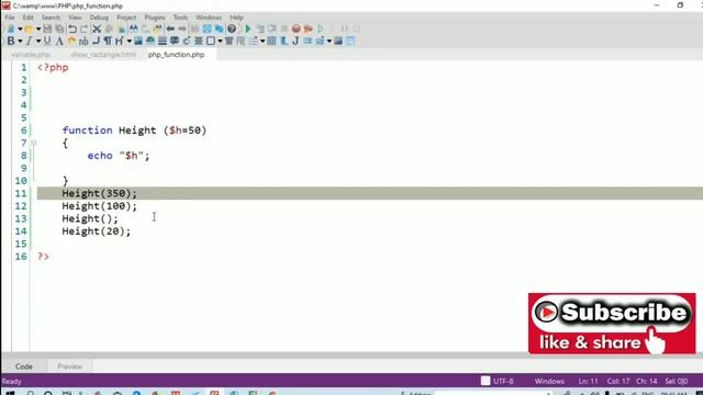 Beginner PHP Tutorial - 04 - Functions with Arguments youtube смотреть онлайн
