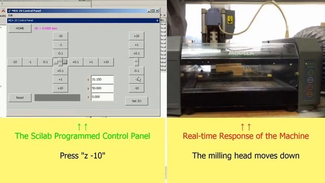 Open Source GUI Control Panel for Roland MODELA MDX-15/20 CNC Machine (Scilab-Programmed GUI) смотреть онлайн