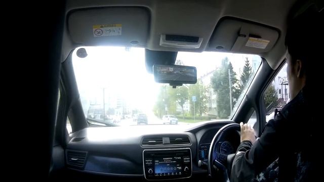 Поездка на nissan leaf ze1 Корсаков-Ю-С-Холмск-Неввельск-Ю-С ч.1 смотреть онлайн