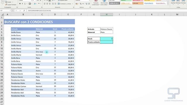 BUSCARV con DOS CONDICIONES en Excel ✅ [ Truco Rápido ??] смотреть онлайн