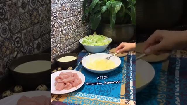 Рецепт "Салат с наггетсами" Приятного аппетита смотреть онлайн