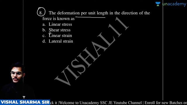 5 PM - SSC JE | उड़ान Batch 2.0 | Strength of Materials by Vishal Sir | Simple Stress & Strain - 8 смотреть онлайн