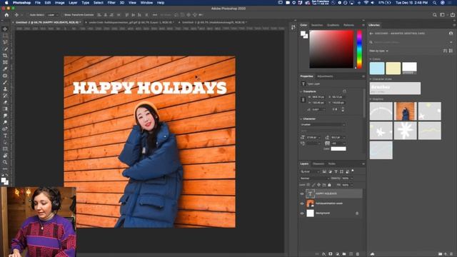 Make a Gift, Get a Gift: Animated Greeting Card with Kathleen Martin | Adobe Creative Cloud смотреть онлайн