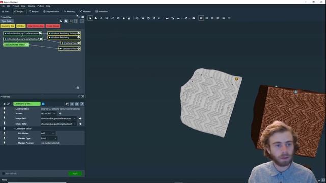 Landmark based data alignment in Amira or Avizo Software смотреть онлайн