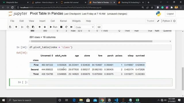Python Pandas Tutorial part 8 | Pivot Table In Pandas смотреть онлайн