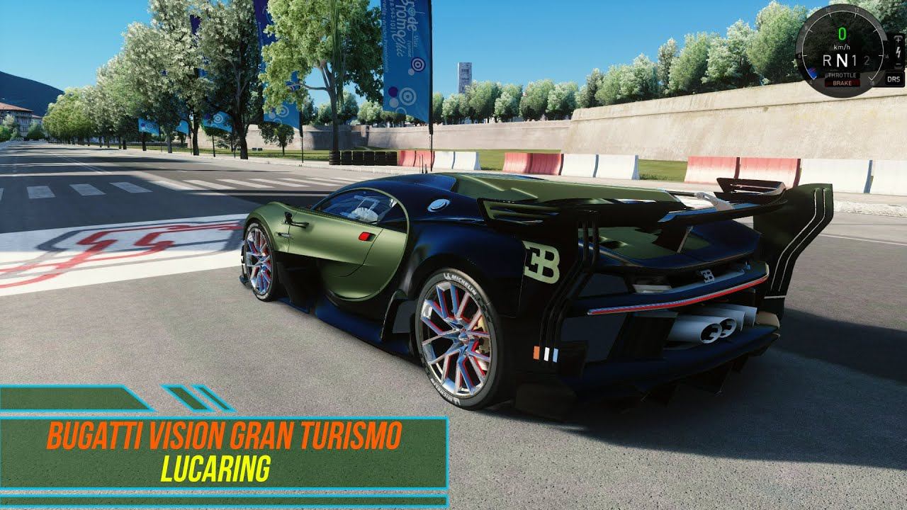 Bugatti Vision Gran Turismo - LuccaRing / Assetto Corsa. смотреть онлайн