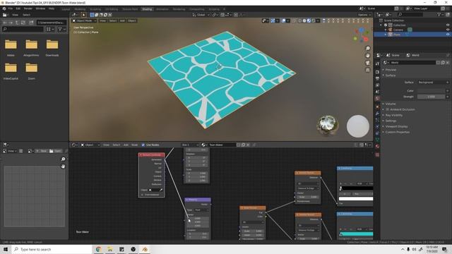 Toon Water Shader - Blender Tutorial смотреть онлайн