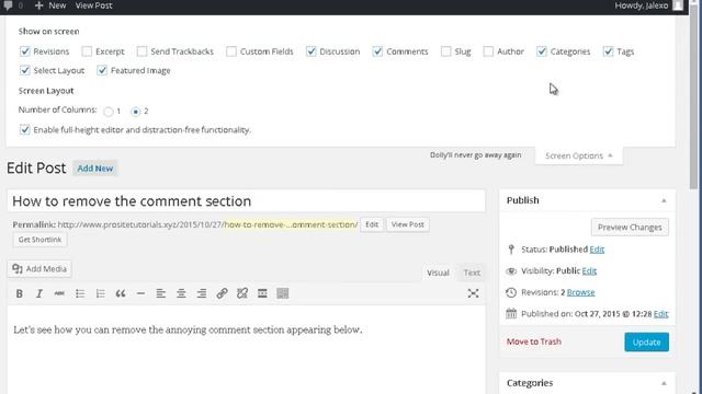 How to Remove WordPress Comments Box? смотреть онлайн