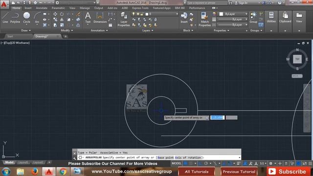 Autocad 2016 - Practice Exercise: E7- Example Practice смотреть онлайн