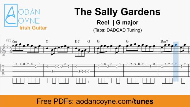 The Sally Gardens Reel - Free Chords, Notation & Tabs смотреть онлайн