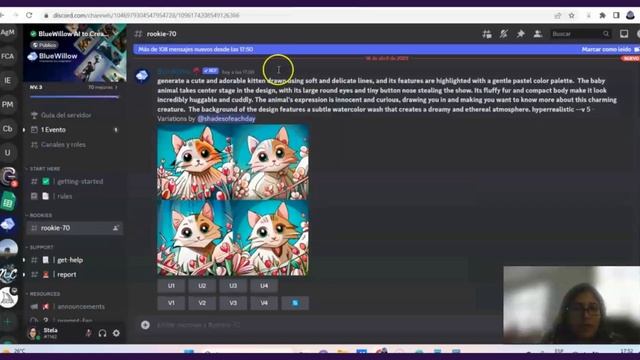 Cómo tener un Canal privado Blue Willow - Envía tus prompts sin interrupciones смотреть онлайн