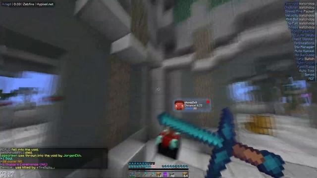Adapt 0.03 Hypixel INSANE KILLAURA AUTOBLOCK !! смотреть онлайн