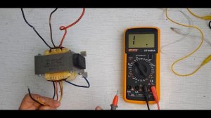 прозвонка трансформатора . как определить обмотки трансформатора