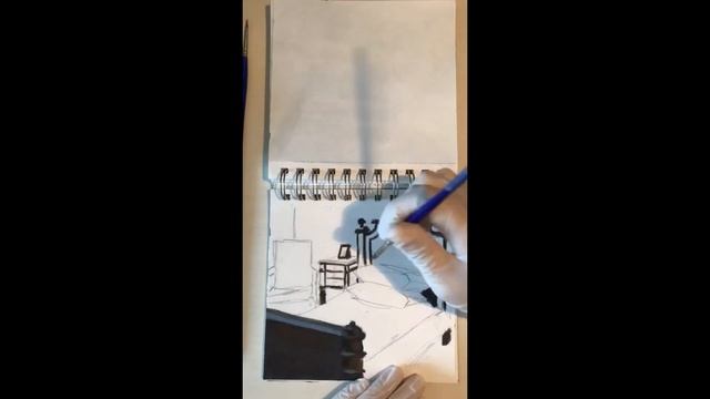 Oil Sketch Timelapse смотреть онлайн