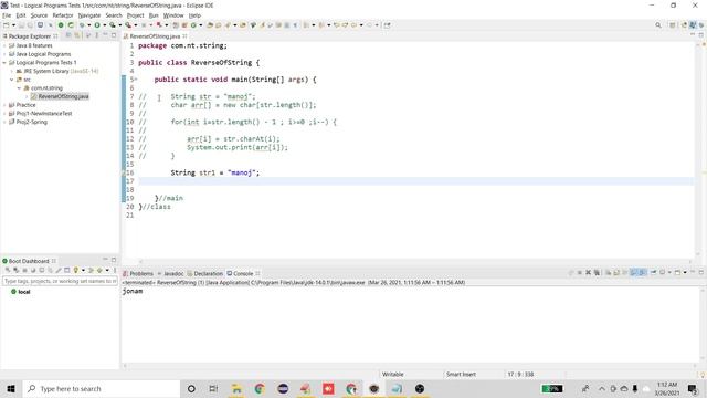 find reverse of String in java without using method reverse() , find Palindrome String смотреть онлайн