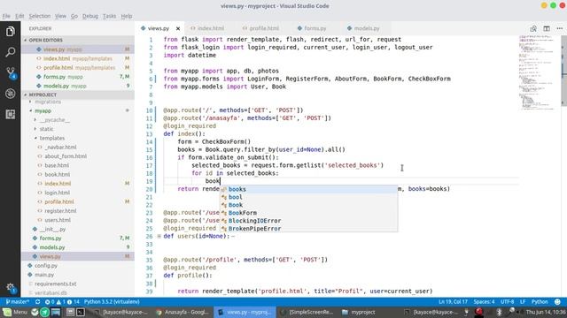 20 - Python Flask ile Web Uygulama Geliştirme - Checkbox ile Kitap ekleme смотреть онлайн