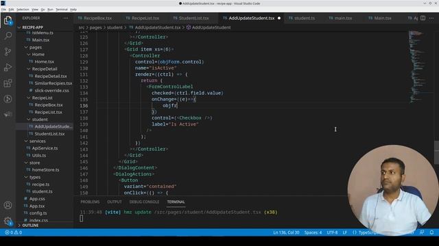 ReactJS Hindi | #8 How to use React Hook Form validation | MUI Dialog смотреть онлайн