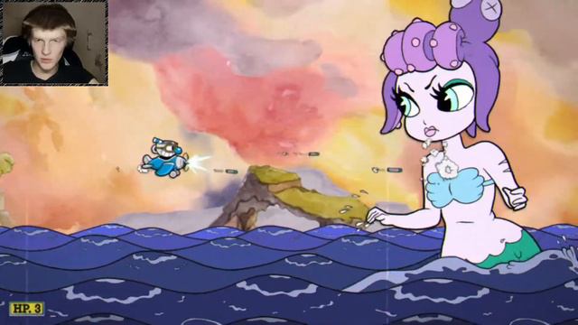 Поезд и Русалка | Прохождение #4 | Cuphead | Стрим смотреть онлайн