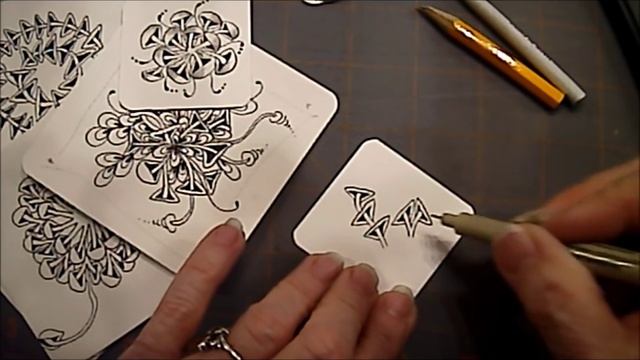 Rixty Tangle Pattern Lesson #20 смотреть онлайн