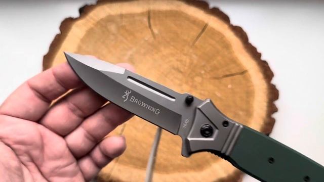Нож складной Browning 364B с клипсой+темляк смотреть онлайн