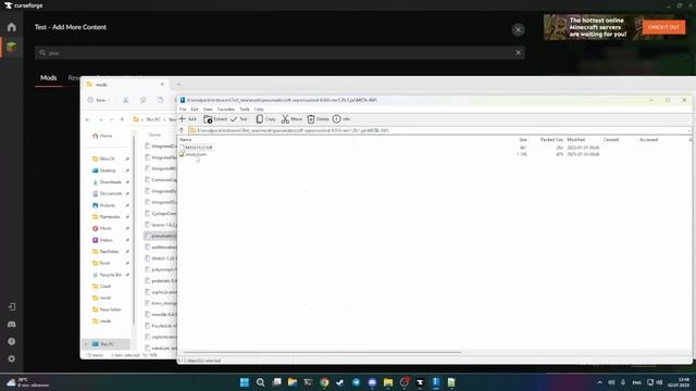 Как запустить мод 1.20.1 в сборку 1.20 #shorts #minecraft #lifehacks смотреть онлайн