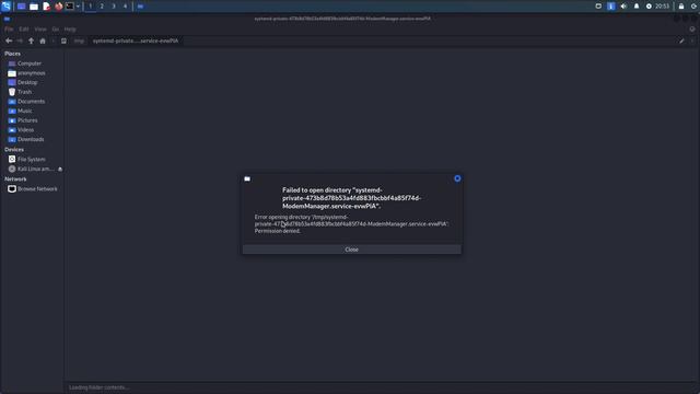 How to Fix 'Failed to Open Directory "root"' Error in Kali Linux смотреть онлайн