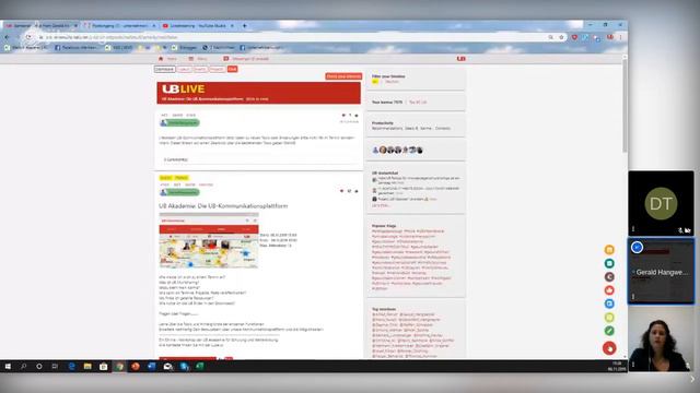 Schulung: UB Akademie: Die UB-Kommunikationsplattform смотреть онлайн