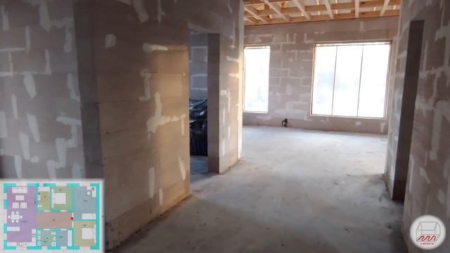 Популярный проект 9*13: одноэтажный дом из газобетона на УШП смотреть онлайн