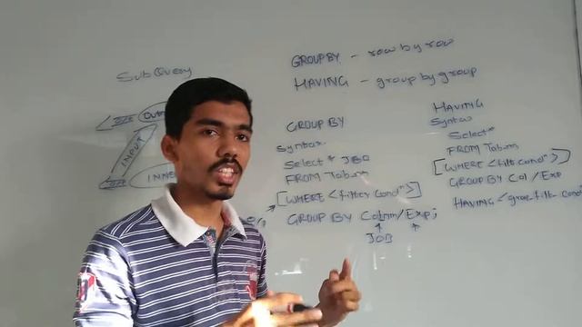 Clauses in SQL and Subquery смотреть онлайн