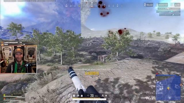 The Critical 9mm Double VSS Game ft. HollywoodBob - chocoTaco PUBG Duos Gameplay смотреть онлайн