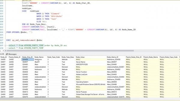 Load XML file into MS SQL Server