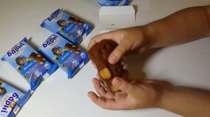 Медвежонок Барни со вкусом молока barni барни бисквит челлендж vlog challenge