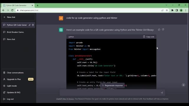 Build a QR Code Generator App using ChatGPT #chatgpt #openai смотреть онлайн