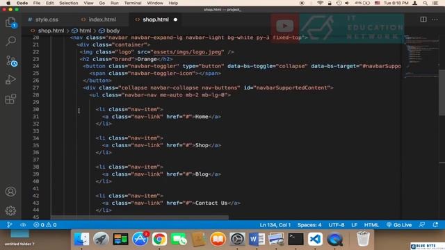Ecommerce Website With PHP & MySql - 33 - Shop page смотреть онлайн
