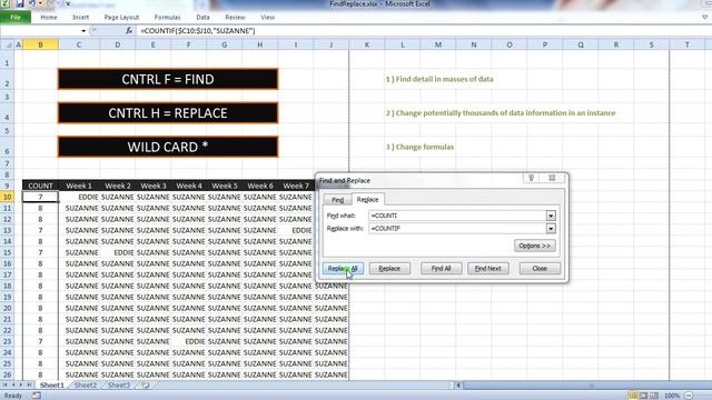 Excel Find And Replace смотреть онлайн