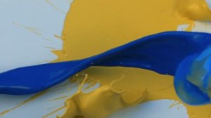 Смешение красок Футаж HD